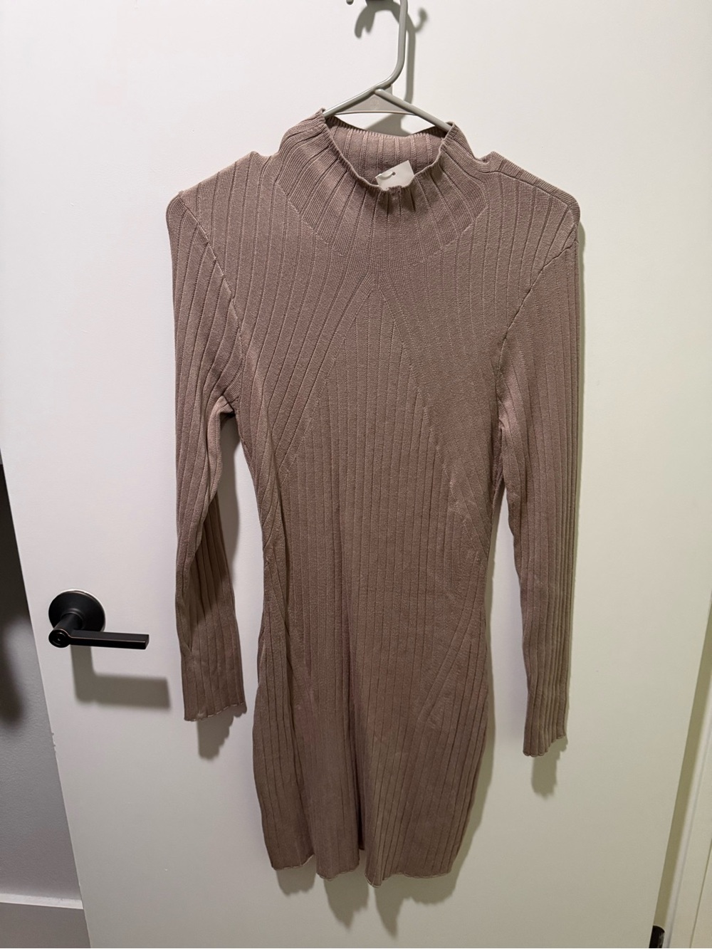 NWT Abercrombie & Fitch Ribbed Mock-Neck Long Sleeve Dress